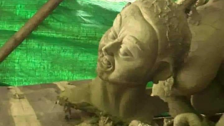 কিশোরগঞ্জে একটি মন্দিরে প্রতিমা ভাঙচুর