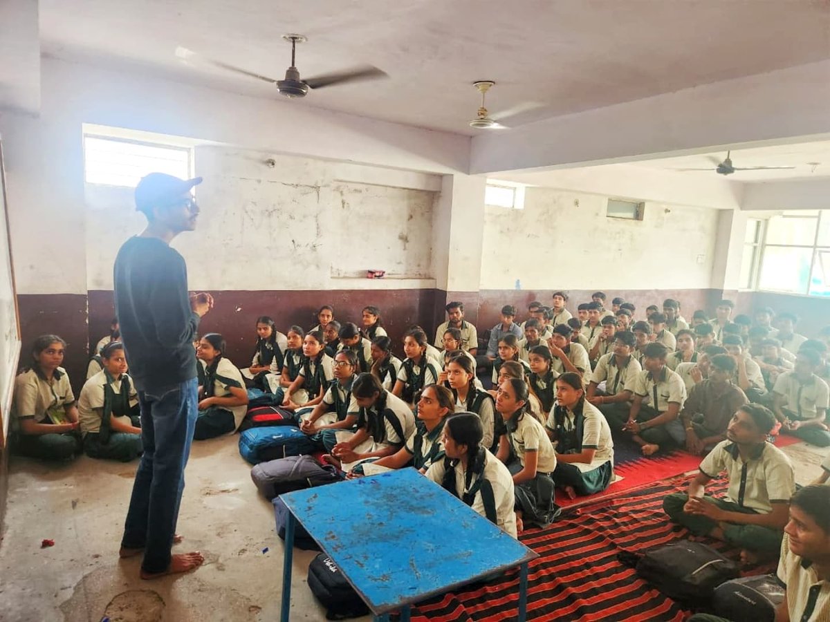 IDIALaw's tweet photo. IDIA Rajasthan Chapter sensitized 530+ students in Chaksu Town across 3 schools. 89 students took the INAT. Huge thanks to Tushant Sharma &amp; Lokendra Singh for leading the sessions and inspiring future lawyers!

#IDIA #LegalEducation #INAT #RajasthanChapter https://t.co/nUdtAMHtK6