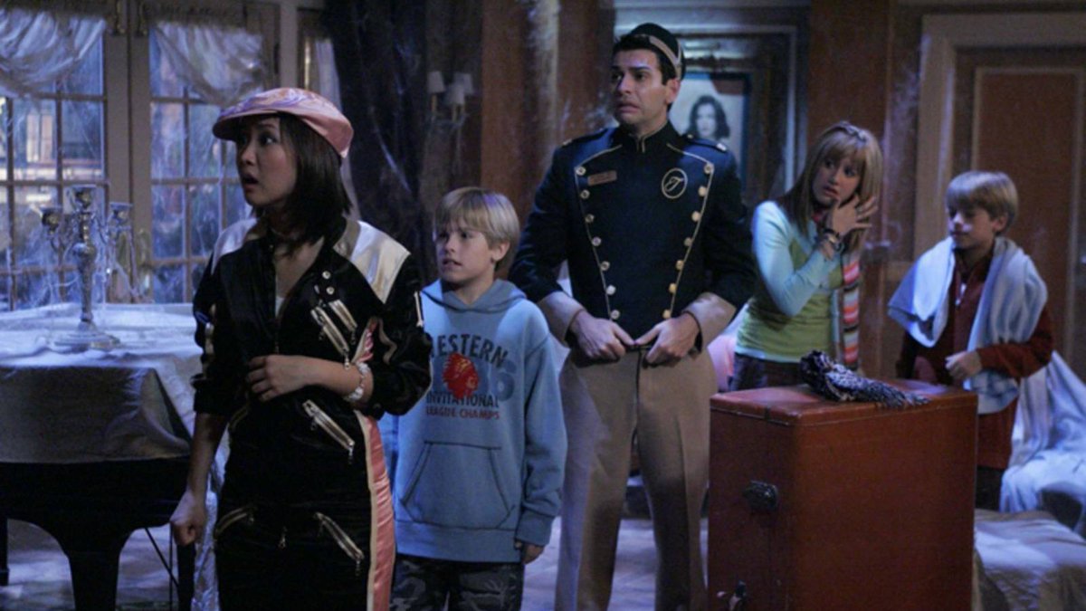 🎥 Suite Life of Zack &amp; Cody: S01E18 - "Ghost in Suite 613"
🎬 Created by Danny Kallis &amp; Jim Geoghan
📺 Streaming on <a href="/DisneyPlus/">Disney+</a>