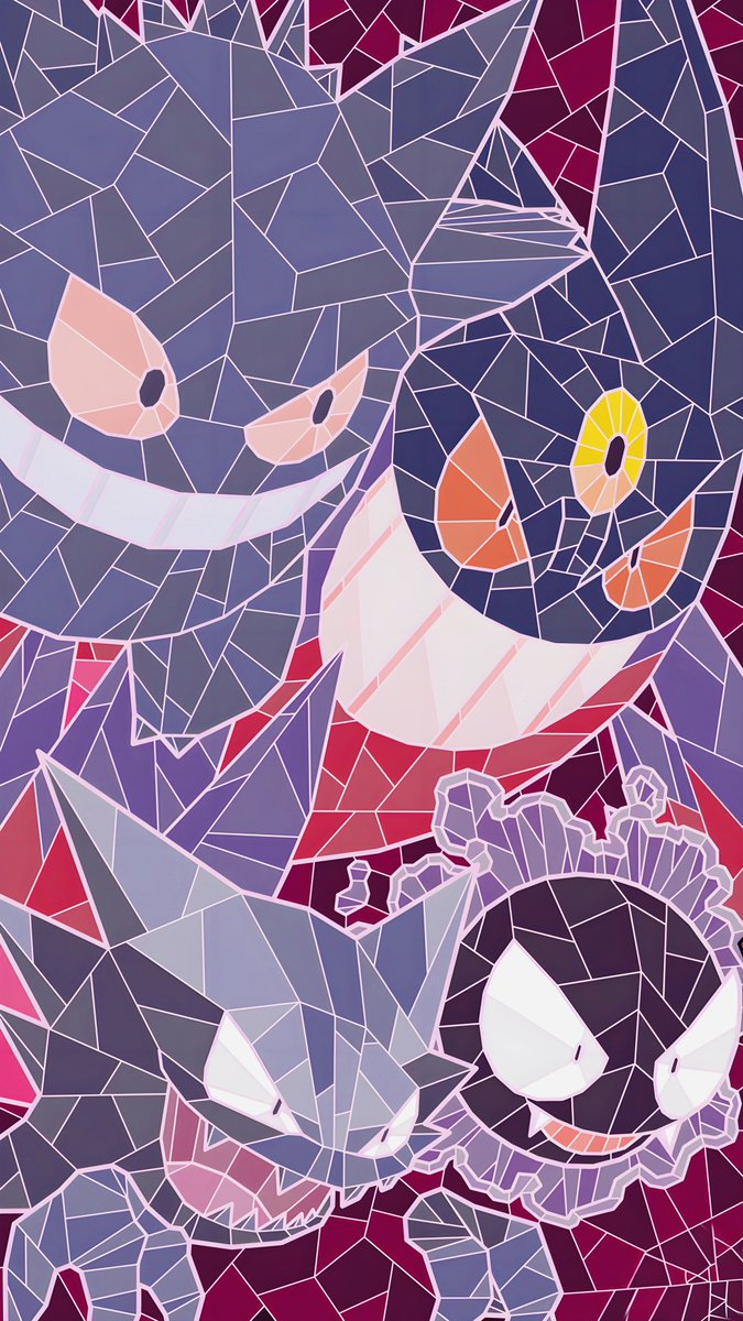 aestheticsguyy's tweet image. New Pokémon mosaic wallpaper 🔥