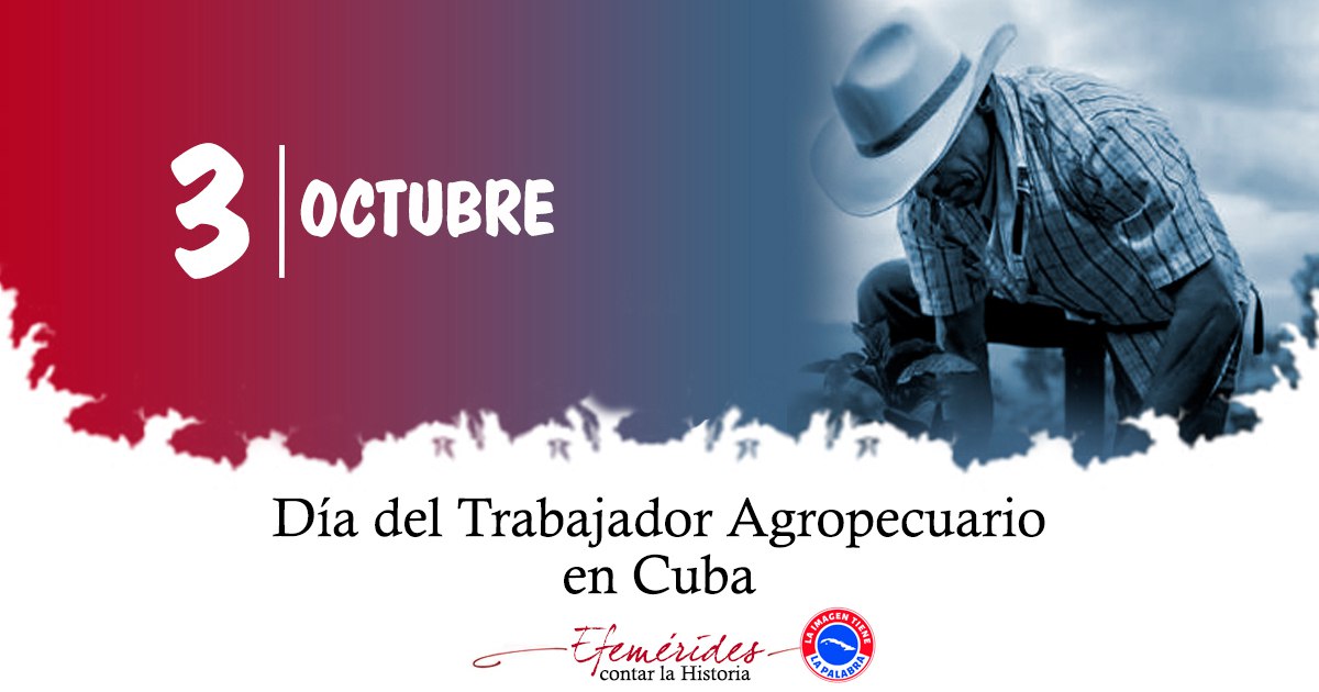 #PorLasTunasLaVictoria. Felicidades a todos los trabajadores agropecuarios en su Día: laboran en uno de los frentes de máxima prioridad para #Cuba. Su esfuerzo por sobreponerse a las limitaciones objetivas ratifica que son #GenteQueSuma.