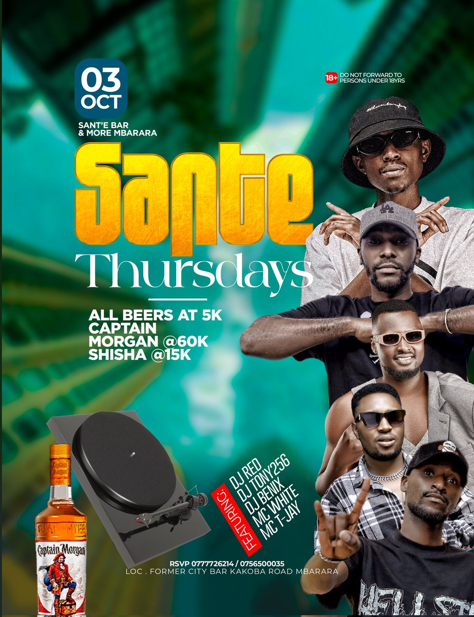 SanteBar1's tweet photo. Ready to turn your Thursday night into something extraordinary? Say hello to #SanteThursdays !🔥 Tonight At Sant'e Bar And More, Mbra https://t.co/Xbv9c48Nqq