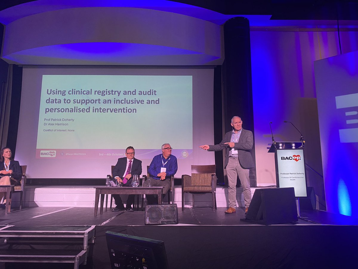 Session 1: Setting the scene 
Professor Patrick Doherty using clinical rebirth and audit data to support an inclusive and personalised intervention 
<a href="/NACR_Audit/">NACR</a> #BACPR2024