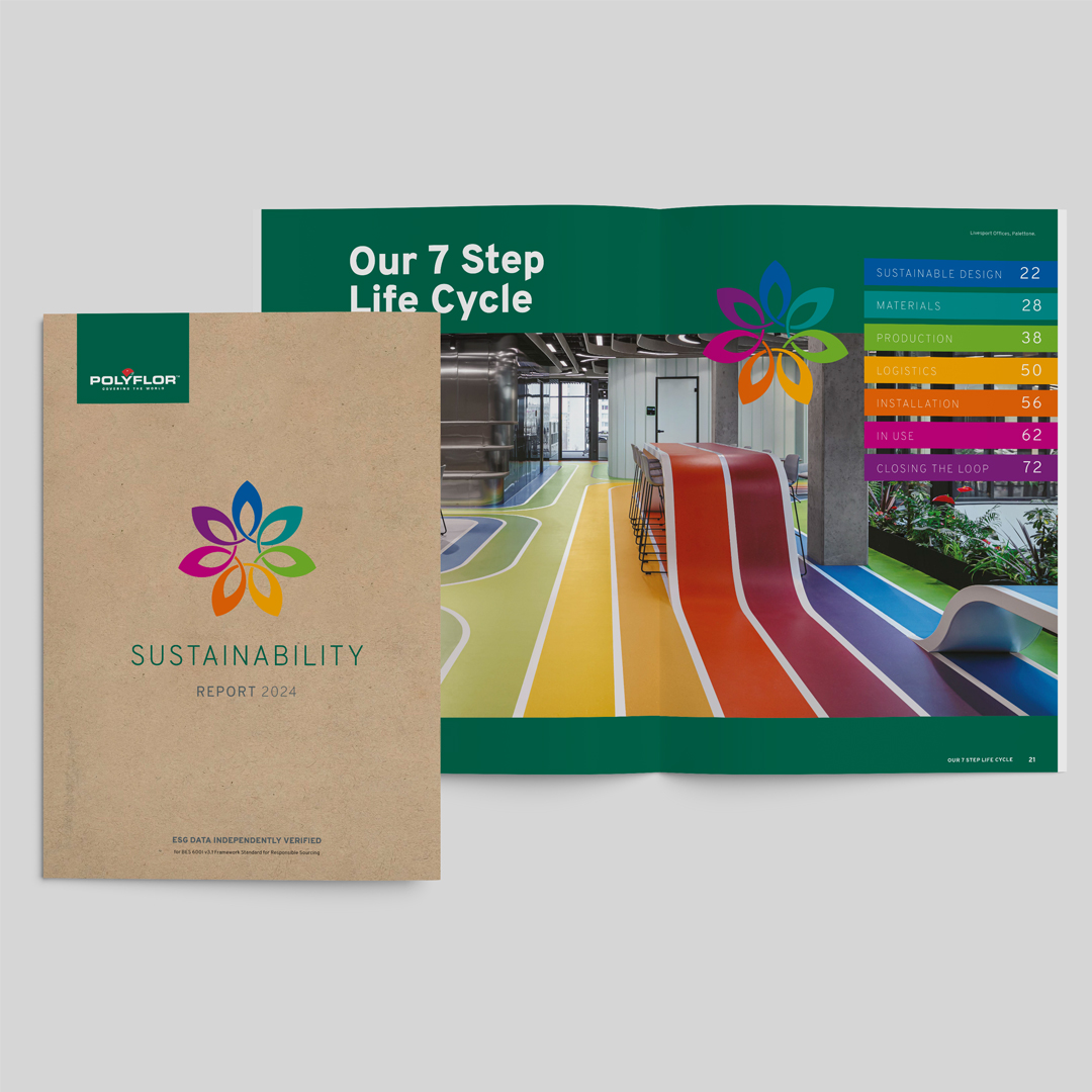 The Polyflor Sustainability Report 2024 is here: shorturl.at/SVmte

You’ll find details of our goals &amp; achievements from the past year - covering Polyflor’s 7-Step Life Cycle - alongside incredible case studies and the latest from <a href="/Recofloor/">Recofloor</a>, our leading recycling scheme.