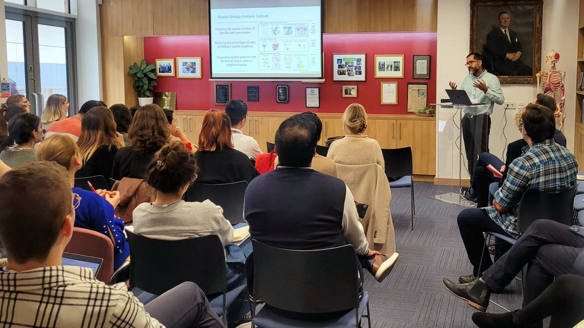 The Roger Williams Institute of Liver Studies (@inst_of_liver) on Twitter photo Our third keynote lecture of the week "Sample Analysis Using Spatial Technologies" from <a href="/prakramacha/">Prakash Ramachandran</a> <a href="/EdinburghUni/">The University of Edinburgh</a>
<a href="/EASLedu/">EASL Education</a> <a href="/EASLnews/">EASLnews</a> <a href="/f4liverresearch/">Foundation for Liver Research</a> <a href="/KCLImmunoMicro/">School of Immunology & Microbial Sciences</a> <a href="/kingsmedicine/">King's Faculty of Life Sciences & Medicine</a> <a href="/ChokshiLab/">Chokshi Lab London</a> <a href="/DrElePalma/">ElePalma</a> <a href="/UrbaniLab/">Urbani Lab</a> <a href="/Mariamaartinezg/">Maria Martínez Gómez</a> <a href="/taniapayos/">Tania</a> <a href="/NHermanSanchez/">Natalia Herman Sánchez</a> <a href="/anand_naomi/">Nilofer Naomi Sayed</a> Our third keynote lecture of the week "Sample Analysis Using Spatial Technologies" from <a href="/prakramacha/">Prakash Ramachandran</a> <a href="/EdinburghUni/">The University of Edinburgh</a>
<a href="/EASLedu/">EASL Education</a> <a href="/EASLnews/">EASLnews</a> <a href="/f4liverresearch/">Foundation for Liver Research</a> <a href="/KCLImmunoMicro/">School of Immunology & Microbial Sciences</a> <a href="/kingsmedicine/">King's Faculty of Life Sciences & Medicine</a> <a href="/ChokshiLab/">Chokshi Lab London</a> <a href="/DrElePalma/">ElePalma</a> <a href="/UrbaniLab/">Urbani Lab</a> <a href="/Mariamaartinezg/">Maria Martínez Gómez</a> <a href="/taniapayos/">Tania</a> <a href="/NHermanSanchez/">Natalia Herman Sánchez</a> <a href="/anand_naomi/">Nilofer Naomi Sayed</a>