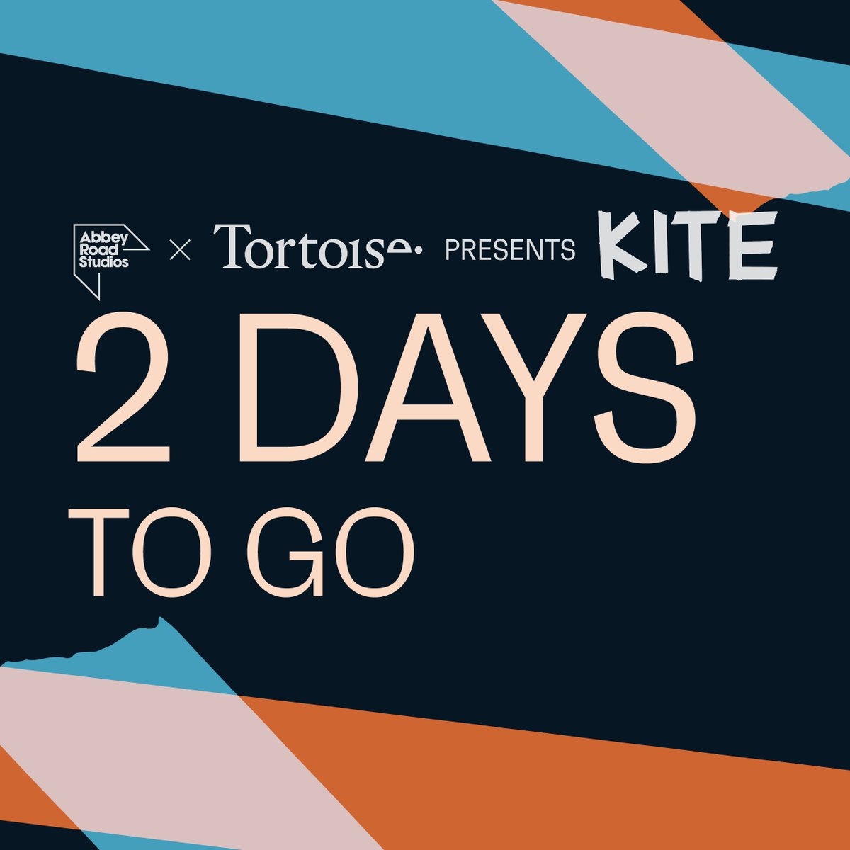 🪁@kitefstvl at @abbeyroadstudios is just 2 days away!  

Hear ideas from the likes of Richard Gadd, <a href="/Elif_Safak/">Elif Shafak</a>, Jordan Stephens, Bella Mackie and Richard Curtis plus music from <a href="/KojeyRadical/">Kojey</a> and <a href="/kokorokomusic/">Kokoroko</a>.  

...and more!  

Tickets available here: torto.se/47ElU3g