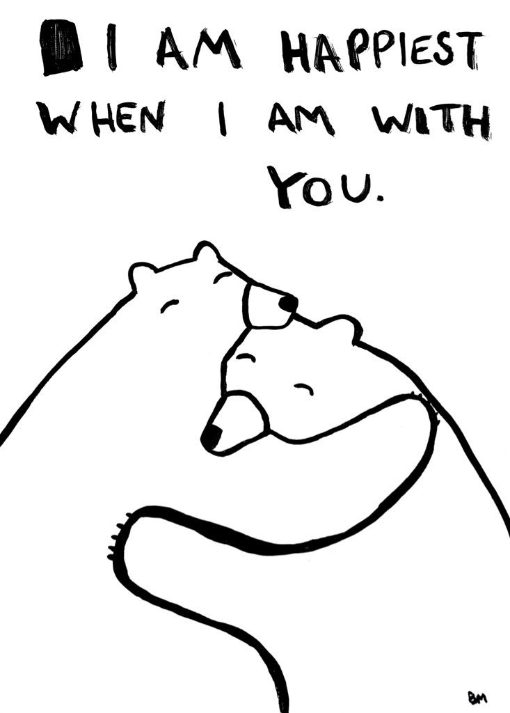 I am happiest when I am with you xox