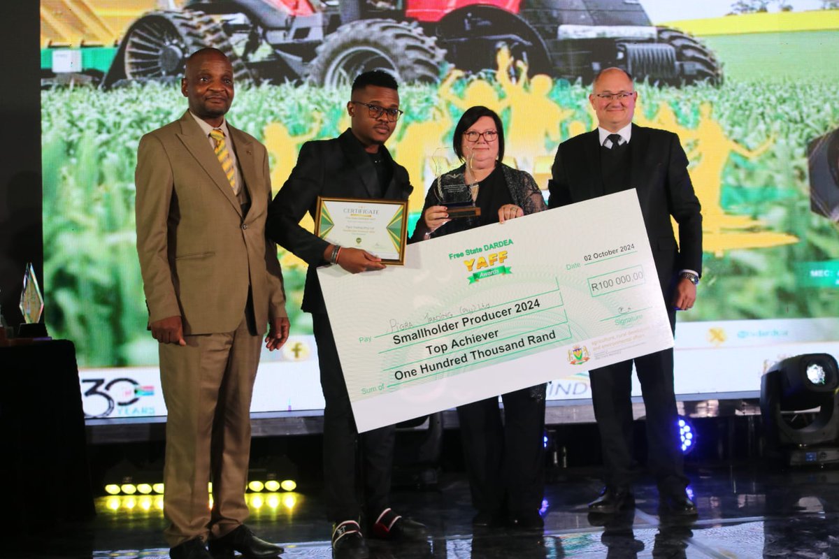 FS_DARD's tweet photo. The Department of Agriculture, Rural Development and Environmental Affairs is excited about the highly anticipated YAFF Awards celebration, taking place in Bloemfontein which will take place on the 02th October 2024. https://t.co/4hAKeWaGm6