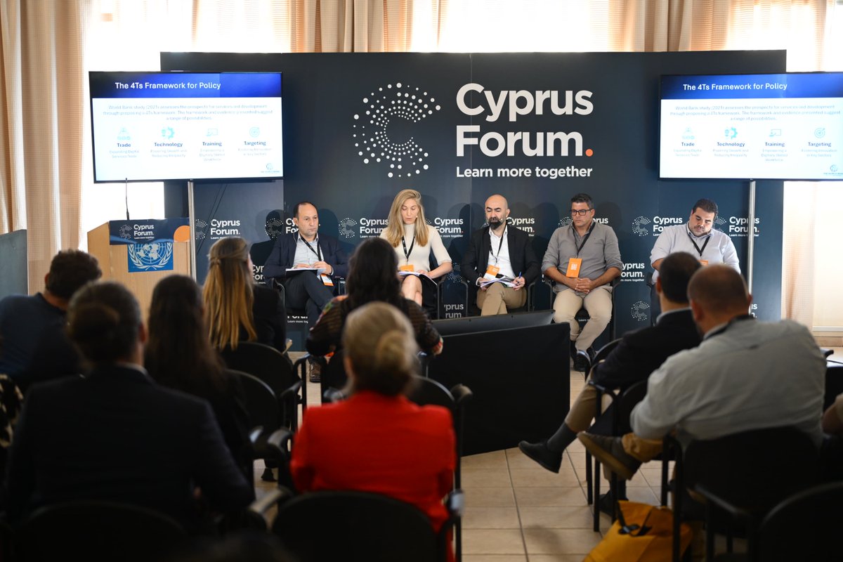 Cyprus Forum (@cypforum) on Twitter photo Now on the stage of #CyprusForum by EU One Stop Shop “Cyprus as a service-based, digitalised economy in the 21st century” with <a href="/alituzunkan/">Ali Tüzünkan</a>, <a href="/mikestrouthos/">Michalis Strouthos</a>, <a href="/MBesim/">Mustafa Besim</a>, Annely Madeleen Koudstaal and <a href="/KemalBaykalli/">Kemal Baykalli</a>.
#CyprusForum Now on the stage of #CyprusForum by EU One Stop Shop “Cyprus as a service-based, digitalised economy in the 21st century” with <a href="/alituzunkan/">Ali Tüzünkan</a>, <a href="/mikestrouthos/">Michalis Strouthos</a>, <a href="/MBesim/">Mustafa Besim</a>, Annely Madeleen Koudstaal and <a href="/KemalBaykalli/">Kemal Baykalli</a>.
#CyprusForum