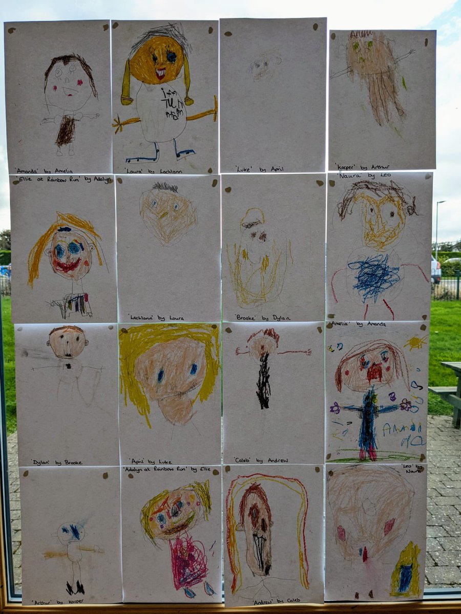 TurriffPrimary's tweet image. In P1A we have been talking about our similarities and differences. We looked carefully at our partner and thought about what makes us the same and what makes us different. We then drew a portrait of our partner. #weareallunique #celebratingdifferences #P1