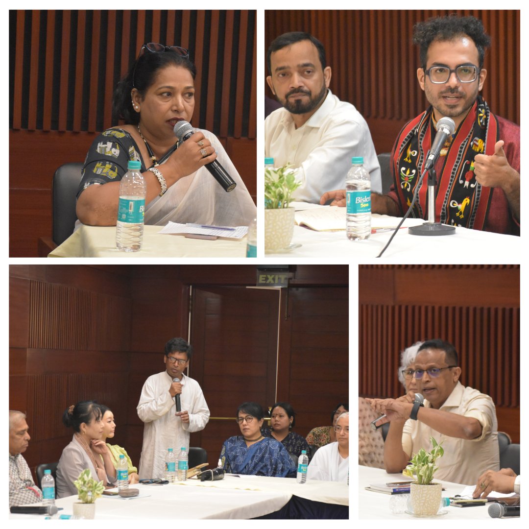 BahaiOPAIndia's tweet photo. Institute of Harmony and Peace Studies, and @BahaiOPAIndia organized a roundtable  on the theme ‘Oneness of Humanity – Similar Values in Different Religious Scriptures.’ 
#OnenessOfHumanity
#UnityInDiversity
#InterfaithDialogue
#ReligiousHarmony
#SharedValues
#EliminatePrejudice https://t.co/LNQZNcMCPC