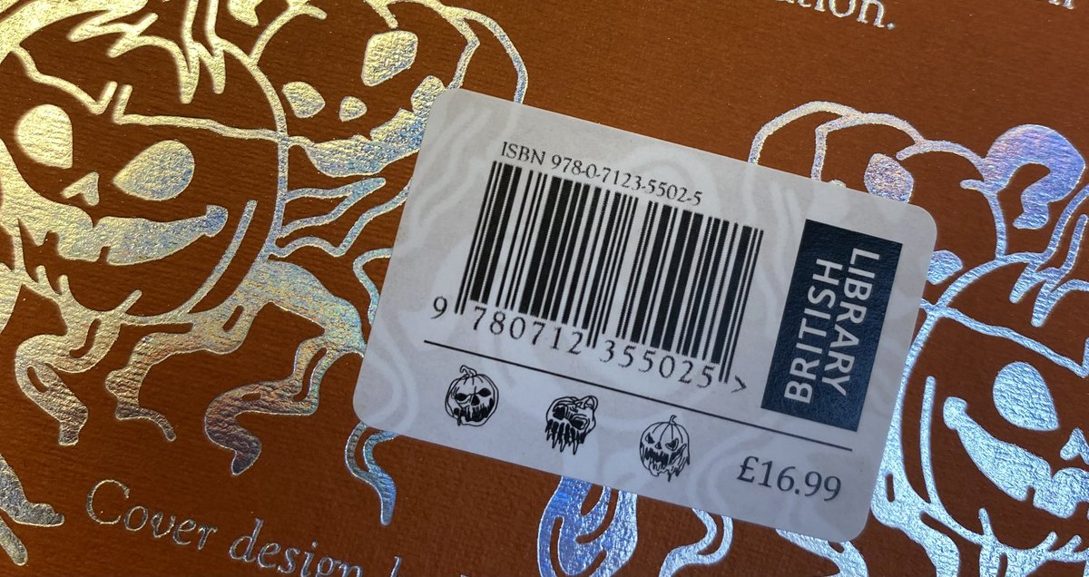 Hello Halloweird! Stock has arrived in the office &amp; it is AMAZING! Edited by the King of Halloween 🎃 <a href="/ohsinnerman/">ohsinnerman _</a>. You will find stock <a href="/BL_Shop/">British Library Shop</a> now &amp; in all good bookshops from next week. I love it. (Check out the sticker!) 👻