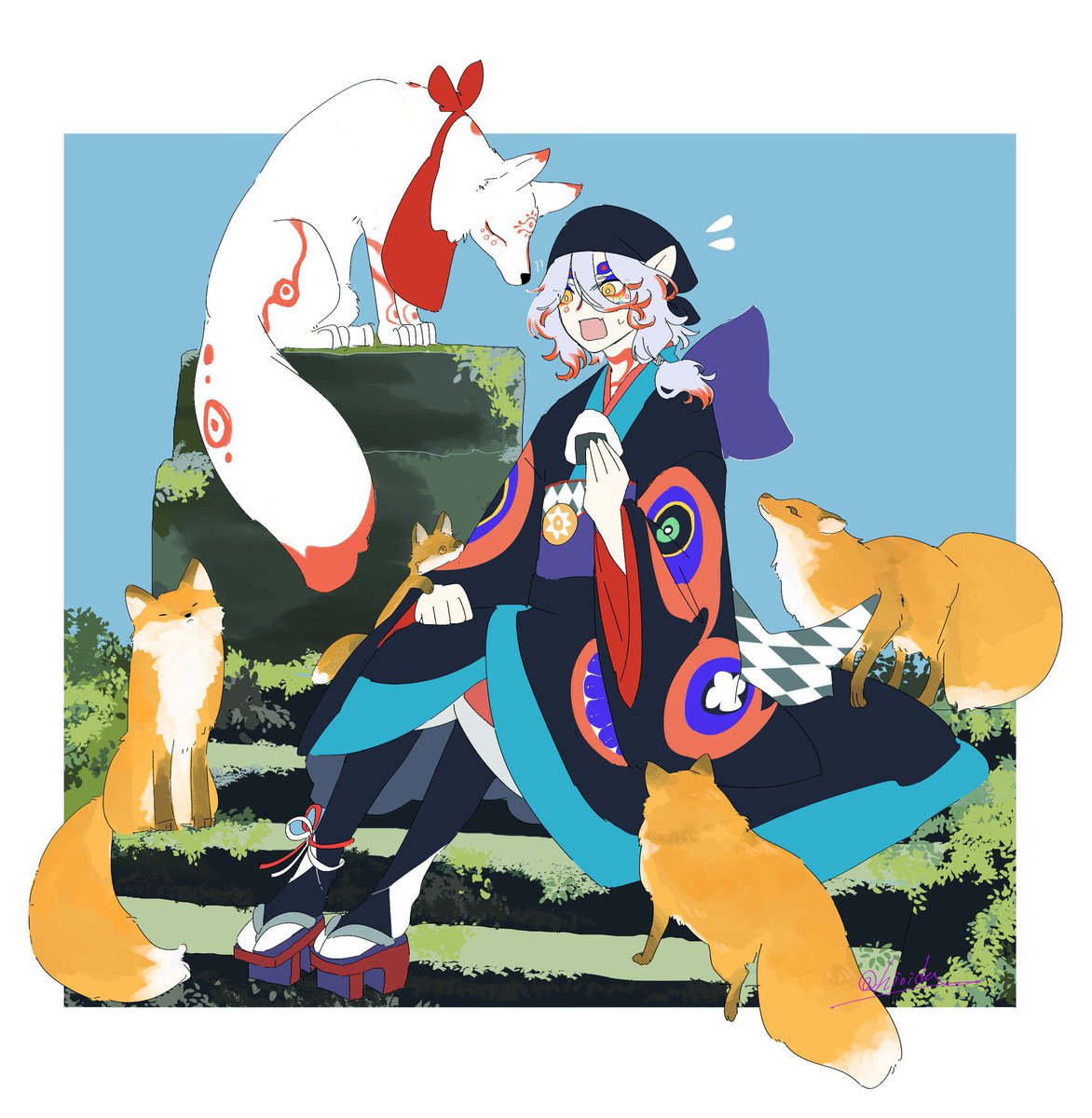 「#ひらいて赤ブー モ//怪オンリーお願いします! 」|智弥のイラスト