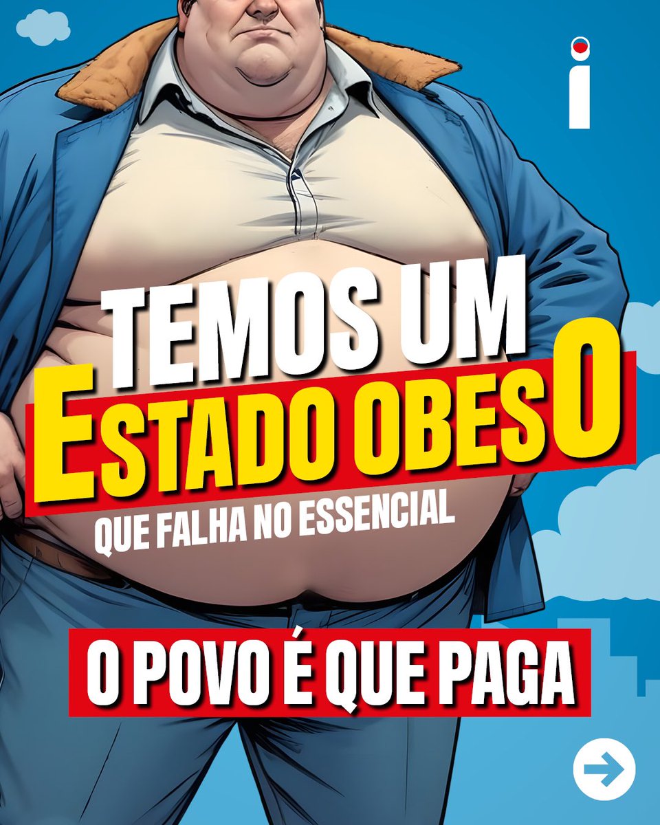 Não tem de ser sempre o povo a pagar. É hora do Estado olhar para si e começar a cortar. 🪚

10 factos 🧵
