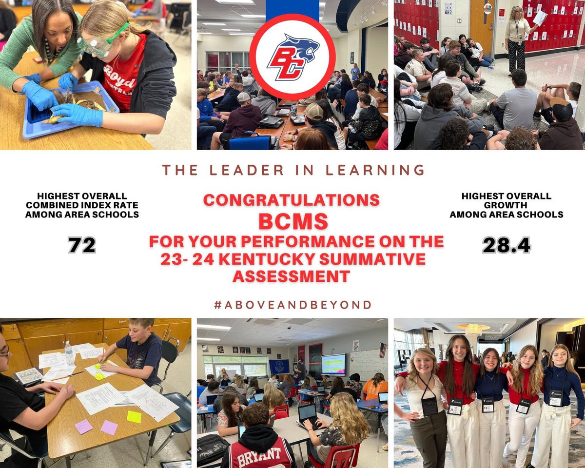 Boyd_Middle (@bcmsboyd) on Twitter photo This entire school has committed to growth and improvement and high expectations and it is showing in BIG WAYS! Couldn’t be prouder right now!!
#ABOVEandBEYOND <a href="/BoydCoSuper/">BCPS-Superintendent</a> <a href="/BCPSdistrict/">Boyd Co. Public Schools</a> This entire school has committed to growth and improvement and high expectations and it is showing in BIG WAYS! Couldn’t be prouder right now!!
#ABOVEandBEYOND <a href="/BoydCoSuper/">BCPS-Superintendent</a> <a href="/BCPSdistrict/">Boyd Co. Public Schools</a>