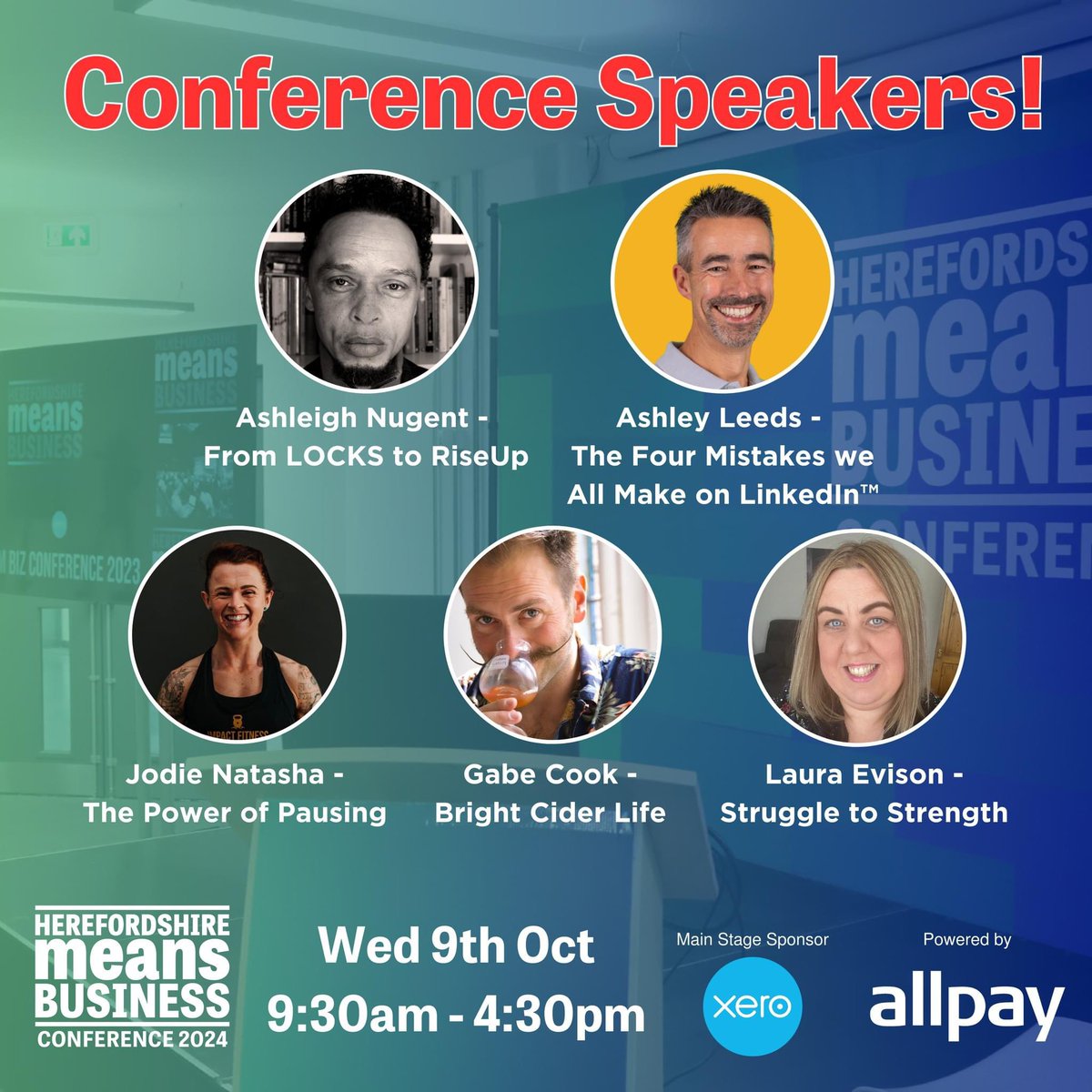 Join us next Wednesday for the #HMBiz Conference! 💚💙

Our lineup of inspiring speakers, all successful business owners themselves, will share their insights from scaling the peaks of their business journeys.

Don't miss this opportunity to connect with like-minded entrepreneurs