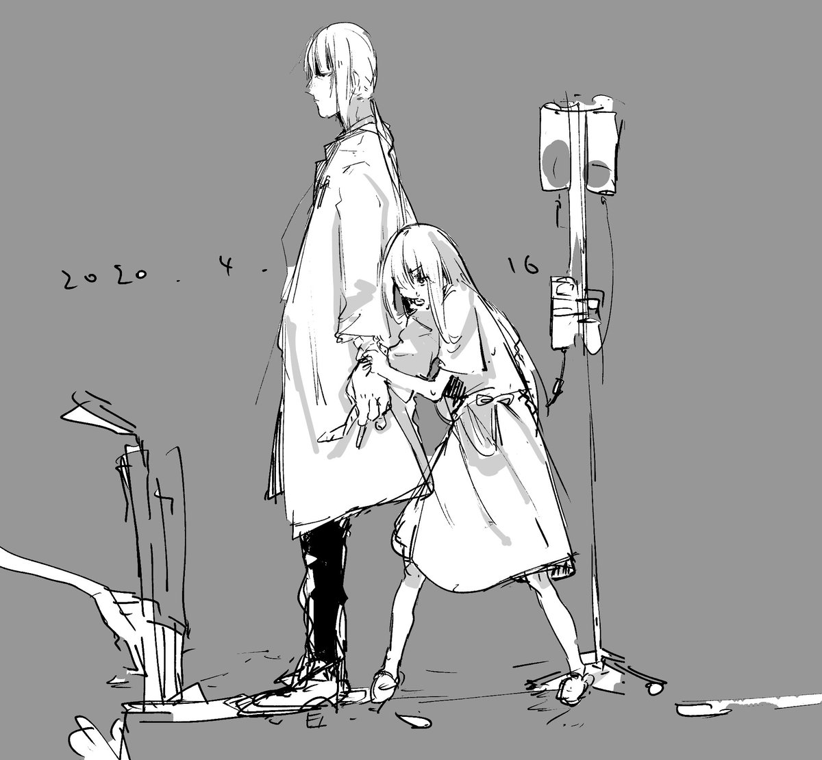 この二人 過去絵 