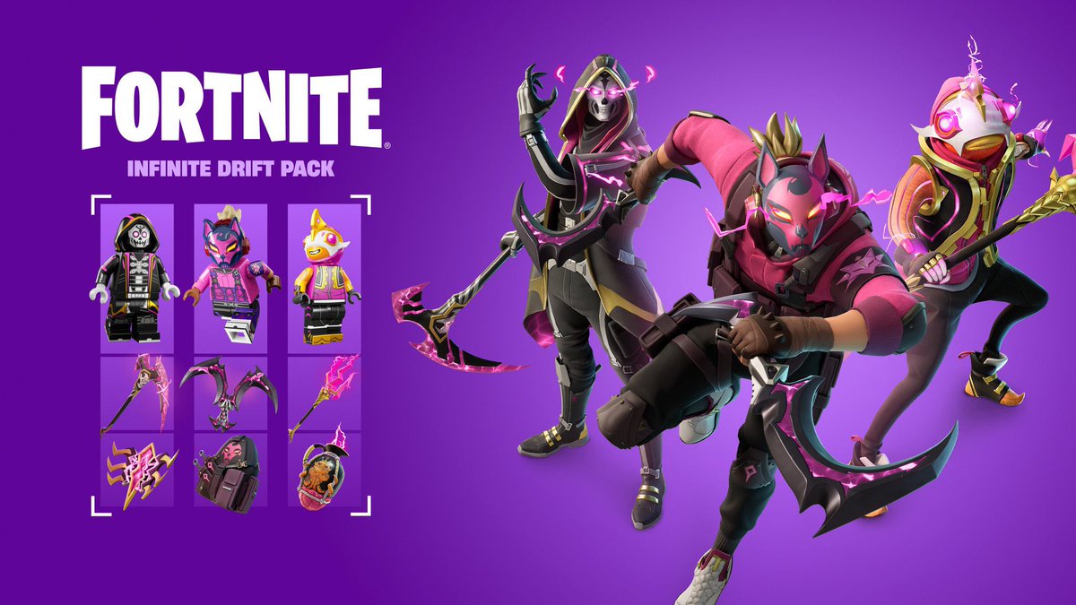 3 x INFINITE DRIFT PACK Giveaway!🎁 

🩵Like 
💯Follow <a href="/Zynex00/">Zynex</a>    
♻️Retweet and tag 2 Friends

Ends in 48h!

#EpicPartner #fortnite #Giveaway