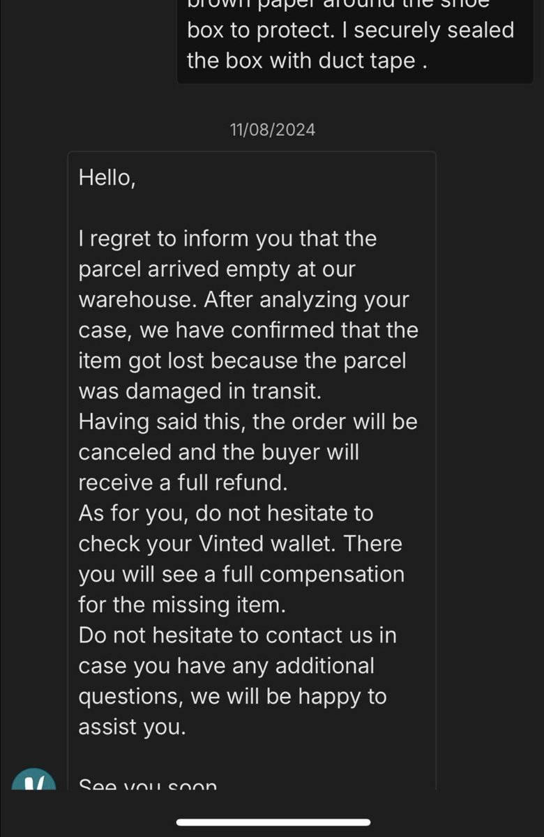 You @Vinted @VintedUK have left me no option than to file at The Small Claims Court to get the refund that you promised and confirmed on 11th August - VINTED PLATFORM LIMITED, 5 New Street Square, London EC4A 3TW, UK #Vinted #VintedUK
