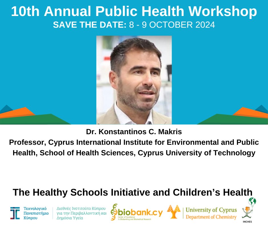 CII_CY_Health's tweet photo. 📣 Daily routine effects on children's growth and development

Dr. Konstantinos C. Makris

📍 At the premises of UCY 

👉 Registration: https://t.co/nmxZylV8sB

🌐 Info: https://t.co/gFMfxLvU7J

#CII_EPH #PHCyprus10 #health #children #event #workshop #Cyprus https://t.co/0ouF0RKSUc