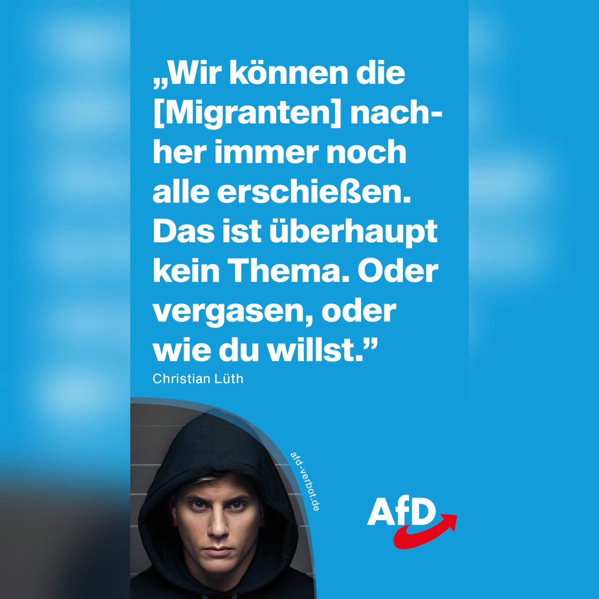 Ella 🇩🇪🇺🇦🇸🇪🇪🇺🇩🇰🇬🇱🇨🇦 (@ella_von_t) on Twitter photo Christian Lüth, #AfD, Mitarbeiter im Bundestag.
Ihre verfassungstreue #AfD. 🥳 Christian Lüth, #AfD, Mitarbeiter im Bundestag.
Ihre verfassungstreue #AfD. 🥳