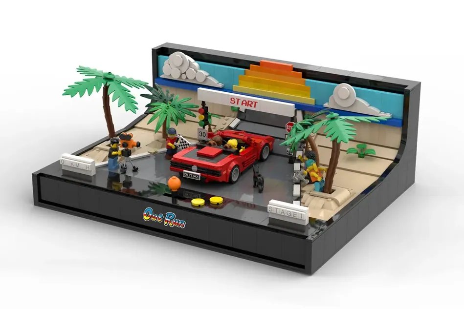 Lord_Arse's tweet image. Check out this OutRun model on LEGO Ideas!