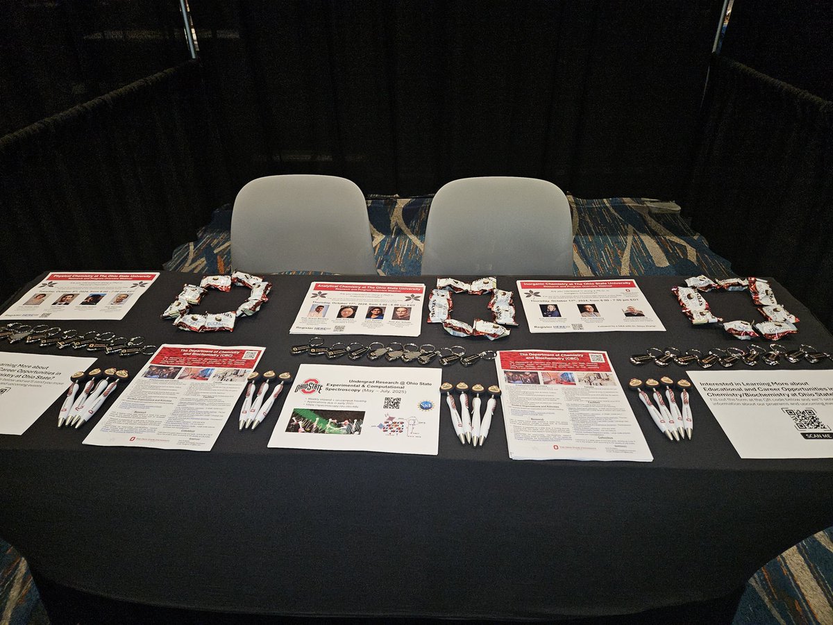 Dr. Christine Thomas (@cthomas_group) on Twitter photo If you're at the <a href="/NOBCChE/">NOBCChE Official</a> conference, come visit me and the <a href="/NOBCChE_OSU/">NOBCChE@OSU</a> students at the Ohio State <a href="/OSU_CBC/">Ohio State Chemistry and Biochemistry</a> booth at the academic and career fair! We have candy! If you're at the <a href="/NOBCChE/">NOBCChE Official</a> conference, come visit me and the <a href="/NOBCChE_OSU/">NOBCChE@OSU</a> students at the Ohio State <a href="/OSU_CBC/">Ohio State Chemistry and Biochemistry</a> booth at the academic and career fair! We have candy!