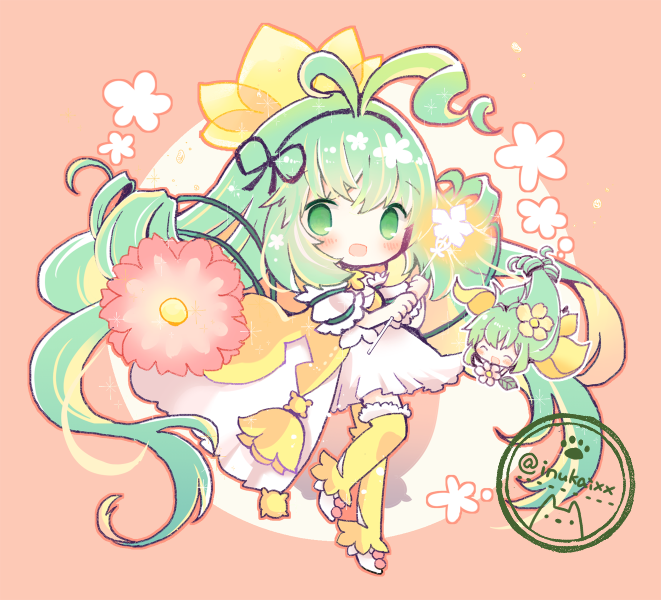 「パズドラのアルラウネちゃん! 」|犬飼/さかなのマーチ【BOOTH新作追加/名古屋コミティア【D-24】】のイラスト