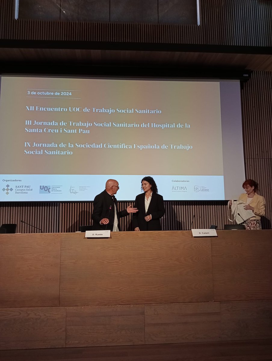 UOC Estudis de Ciències de la Salut (@uocesalut) on Twitter photo <a href="/SocialScetss/">SCETSS</a> <a href="/HospitalSantPau/">Sant Pau - Campus Salut Barcelona</a> <a href="/Elenasc20/">Elena Sanchez</a> <a href="/tssmelinda/">Melinda</a> <a href="/m_pg777/">Marisa Peña</a> <a href="/recarril/">Rebeca Carril TS</a> 🏅También ha tenido lugar la entrega de varios premios:
✅Premios a los mejores trabajos finales del máster de #TrabajoSocialSanitario
✅Premios conmemorativos Neri Iglesias y Julio Villalobos otorgados por la Revista Agathos y la #UOC
👏¡Enhorabuena a los y las galardonadas! <a href="/SocialScetss/">SCETSS</a> <a href="/HospitalSantPau/">Sant Pau - Campus Salut Barcelona</a> <a href="/Elenasc20/">Elena Sanchez</a> <a href="/tssmelinda/">Melinda</a> <a href="/m_pg777/">Marisa Peña</a> <a href="/recarril/">Rebeca Carril TS</a> 🏅También ha tenido lugar la entrega de varios premios:
✅Premios a los mejores trabajos finales del máster de #TrabajoSocialSanitario
✅Premios conmemorativos Neri Iglesias y Julio Villalobos otorgados por la Revista Agathos y la #UOC
👏¡Enhorabuena a los y las galardonadas!