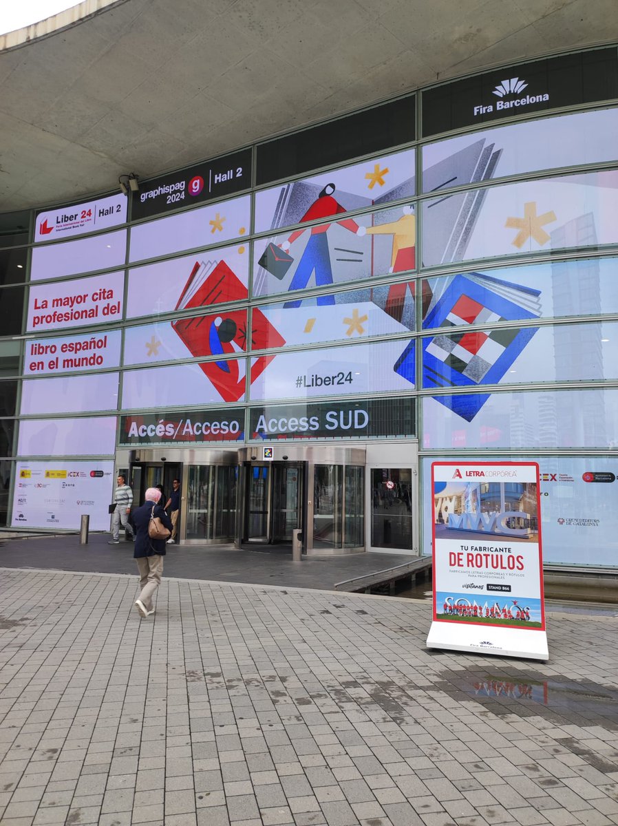 edibesa's tweet photo. 👌¡Seguimos en #Liber2024, la Feria Internacional del Libro del 1 al 3 de octubre en Barcelona!

🚀Compartiendo desafíos y pasión por la educación, las letras y la cultura.

#Liber24   #PremiosLIBER   #EditorialEdibesa
cc @FGEEenlinea @FeriaLiber https://t.co/JnbCgXneQr