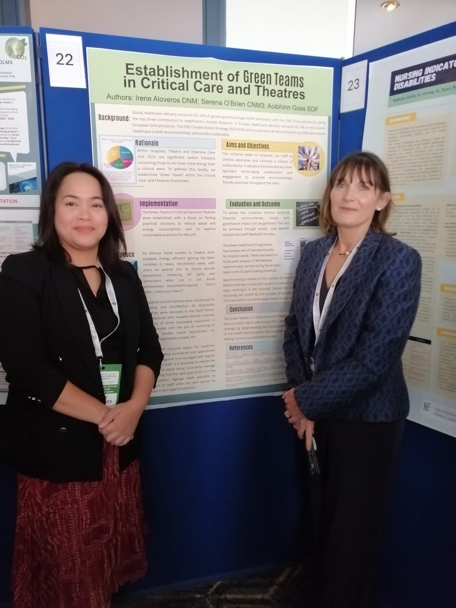 NMPDU Dublin and North East (@nmpdudn) on Twitter photo Well done to our colleagues from <a href="/Mater_ICU/">Mater ICU</a> <a href="/MaterNursing/">Mater Nursing Team</a> Hospital Yvonne and Irene presenting a poster at #IADNAMconference2024
What a great initiative <a href="/IADNAM1/">Irish Association Directors Nursing and Midwifery</a> <a href="/NurMidONMSD/">ONMSD</a> Well done to our colleagues from <a href="/Mater_ICU/">Mater ICU</a> <a href="/MaterNursing/">Mater Nursing Team</a> Hospital Yvonne and Irene presenting a poster at #IADNAMconference2024
What a great initiative <a href="/IADNAM1/">Irish Association Directors Nursing and Midwifery</a> <a href="/NurMidONMSD/">ONMSD</a>