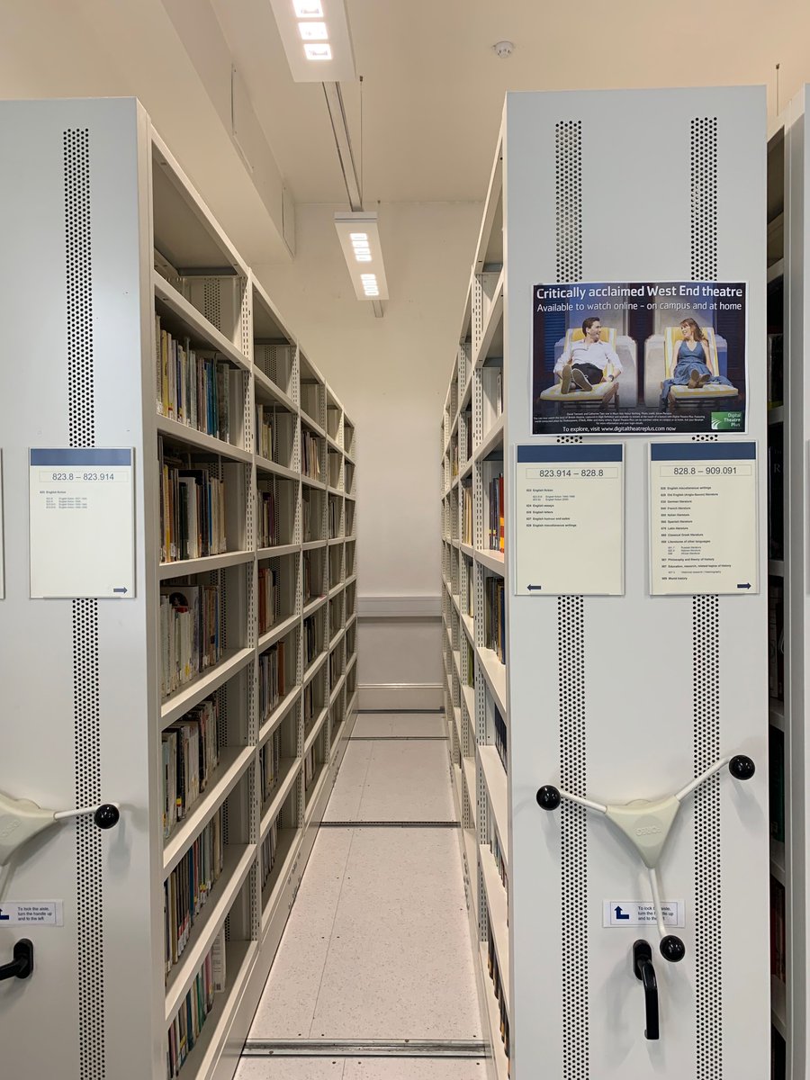 Like all writers, there are few places I love more than a good library, but I do sometimes worry about getting stuck between these moveable shelves! Wh