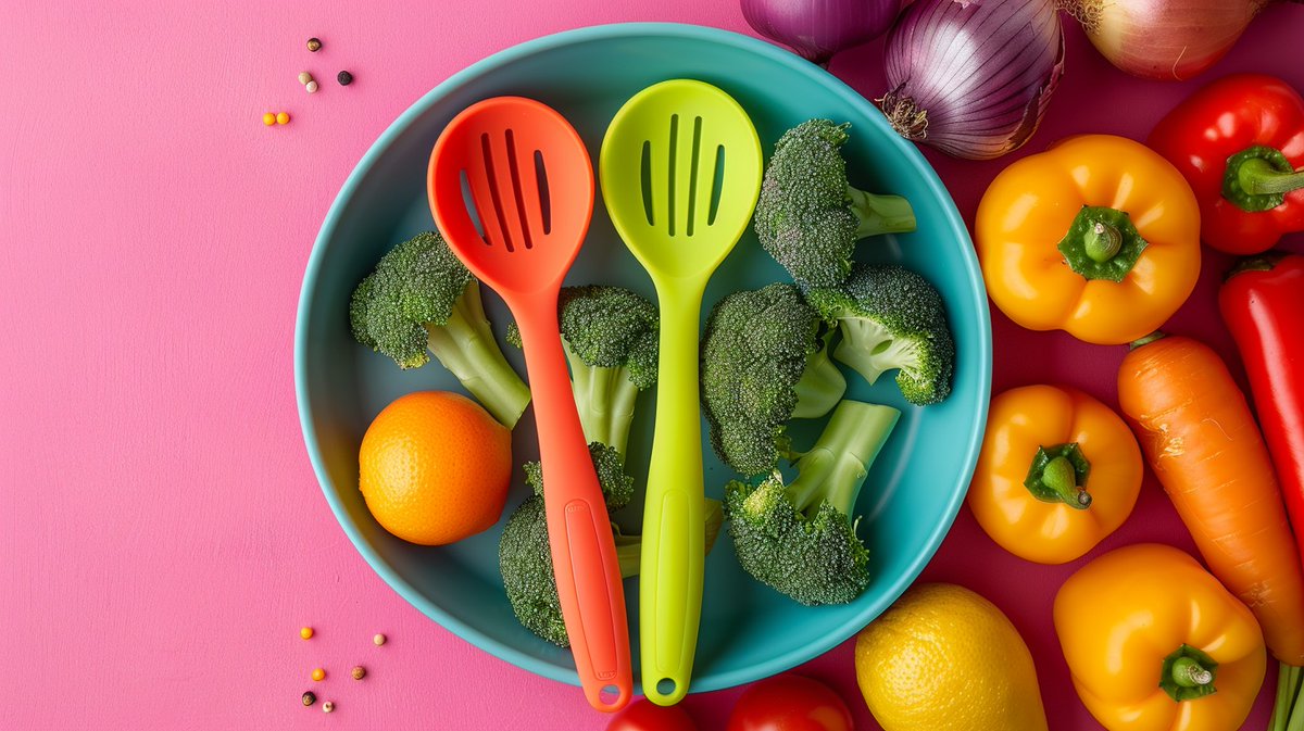 stockcake_com's tweet image. "Colorful Cooking Ingredients: A vibrant assortment of #freshvegetables and #citrusfruits arranged on a #pinkbackground with cooking utensils. #foodphotography #culinaryart #vibrantcolors #kitchen #healthyfood ⬇️ Download and 📝 Prompt 👉 stockcake.com/i/colorful-coo…".
