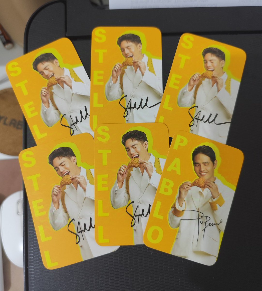 sweetcorn0707's tweet photo. ‼️WTT / LFT SB19 McDo photocard
Please rt 🥺🤗

Have: Mcdo Stell, Mcdo Pablo
Want: Mcdo Ken

Willing to trade 2 PCs for 1 Ken 
Loc: QC

@SB19Official #SB19
#AtinToChickenMcDo https://t.co/W1HkxLzJyw