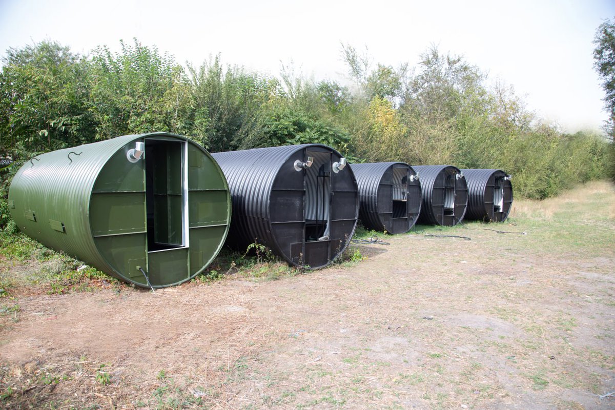 SteelFront_ENG's tweet photo. Rinat Akhmetov's Steel Front provided a new underground command post to the "Kara-Dag" brigade in Donetsk. This fortified facility can withstand artillery strikes and was made at the military's request.
#SteelFront #UkraineWar #MilitaryInnovations https://t.co/rc2isr30Ye