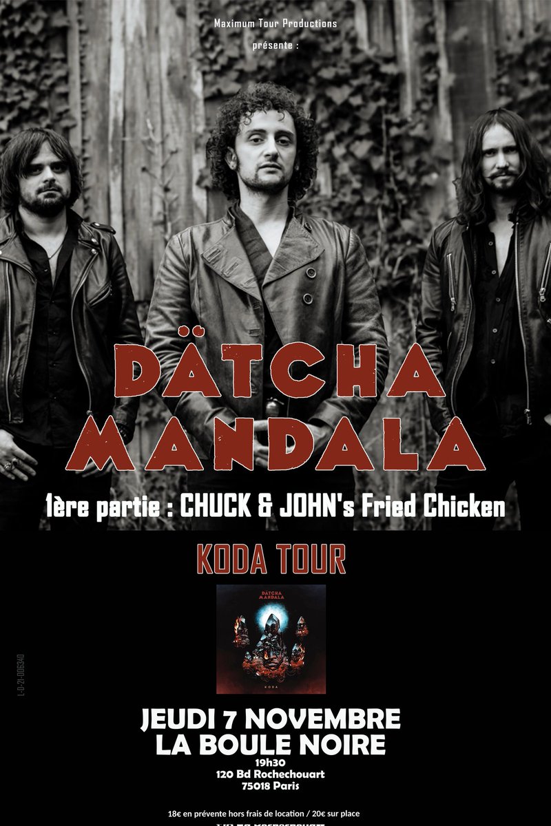 BRING TOUR TICKET PARIS ! 🤩11.07.2024
my.weezevent.com/datcha-mandala…