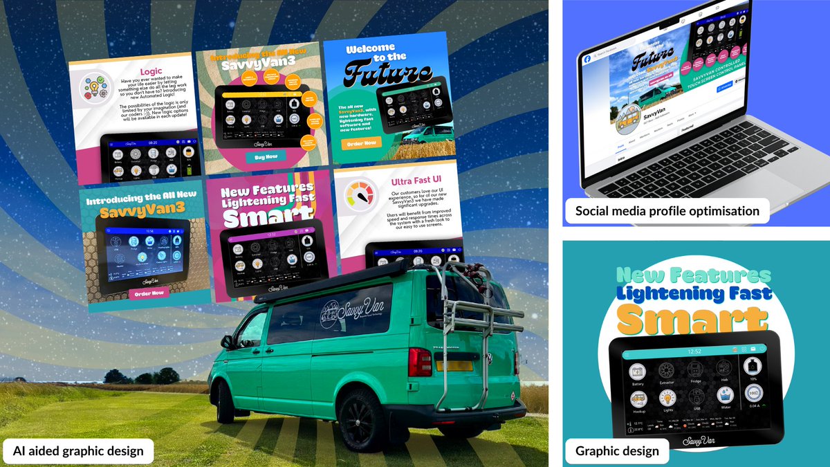 Have you considered the impact of Meta-based advertising? 💭

Our Meta campaign with SavvyVan has garnered over 400k impressions through creative pre-sale social media content, a Meta ad pack, an always-on campaign, and a reporting dashboard.

Read more: 3manfactory.co.uk/portfolio/driv…