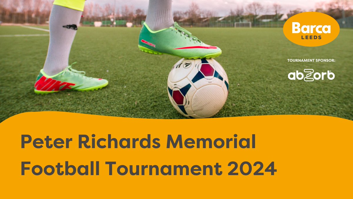 bzorb's tweet photo. We’re looking forward to the @BARCALeeds football tournament tomorrow!
Every year Barca Leeds hold a football tournament in memory of their colleague Peter Richards.
Peter worked for housing and homeless charities for over 30 years.
Find out more: https://t.co/I67qDc15SC https://t.co/kGxVJlHNyn