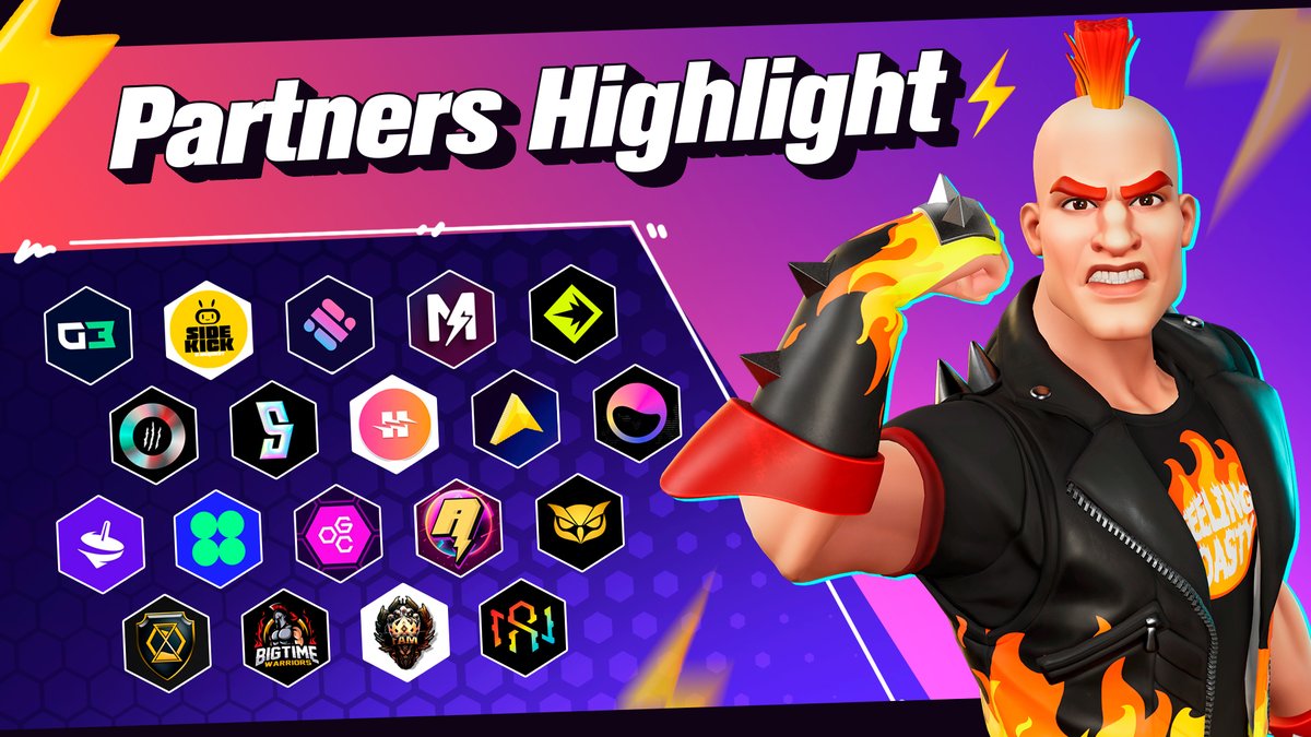 Shoutout to our awesome partners! 🙌 Thanks for sticking with us and helping us grow—y’all are the real MVPs. 💪 The coolest stuff is just around the corner, stay tuned! 🚀🔥

<a href="/GAM3Sgg_/">GAM3S.GG</a> <a href="/Sidekick_Labs/">Sidekick</a> <a href="/MagicStoreWeb3/">Magic Store</a> <a href="/PlayManaGG/">PlayMana</a> <a href="/KAPGamesGG/">KAP Games</a> @Trinity_0x3 @Soulbound_GG <a href="/HypeUnit/">Hype Unit</a>