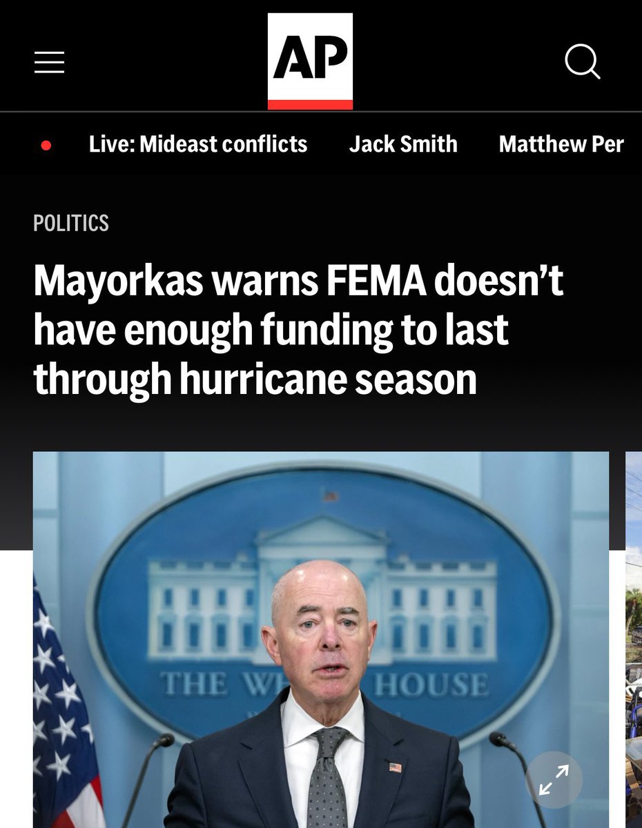 For the federal government to say that they don’t have enough money to help Americans is a slap in the face to every working American and spitting in the face of every American currently in South Carolina, North Carolina, Tennessee, Florida and Hawaii.