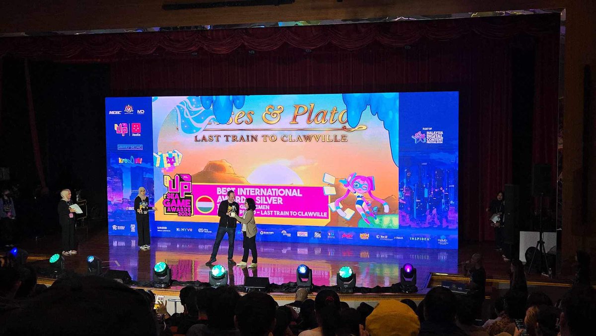 We won 2 awards at Level Up KL 2024! 🏆

👻 <a href="/WMOgame/">Whisper Mountain Outbreak ➡️ OUT NOW</a> - Best Audio Design
🤖 <a href="/kriegsfront/">Kriegsfront Tactics - Prologue out NOW!</a> - Best Game Design Award

And congratulations to <a href="/TWGdevstudio/">The Wild Gentlemen</a> for winning an award!

🦊 <a href="/mosesandplato/">Moses & Plato - Last Train to Clawville</a> - Best International Award Silver

Thank you so much everyone for the support! ✨