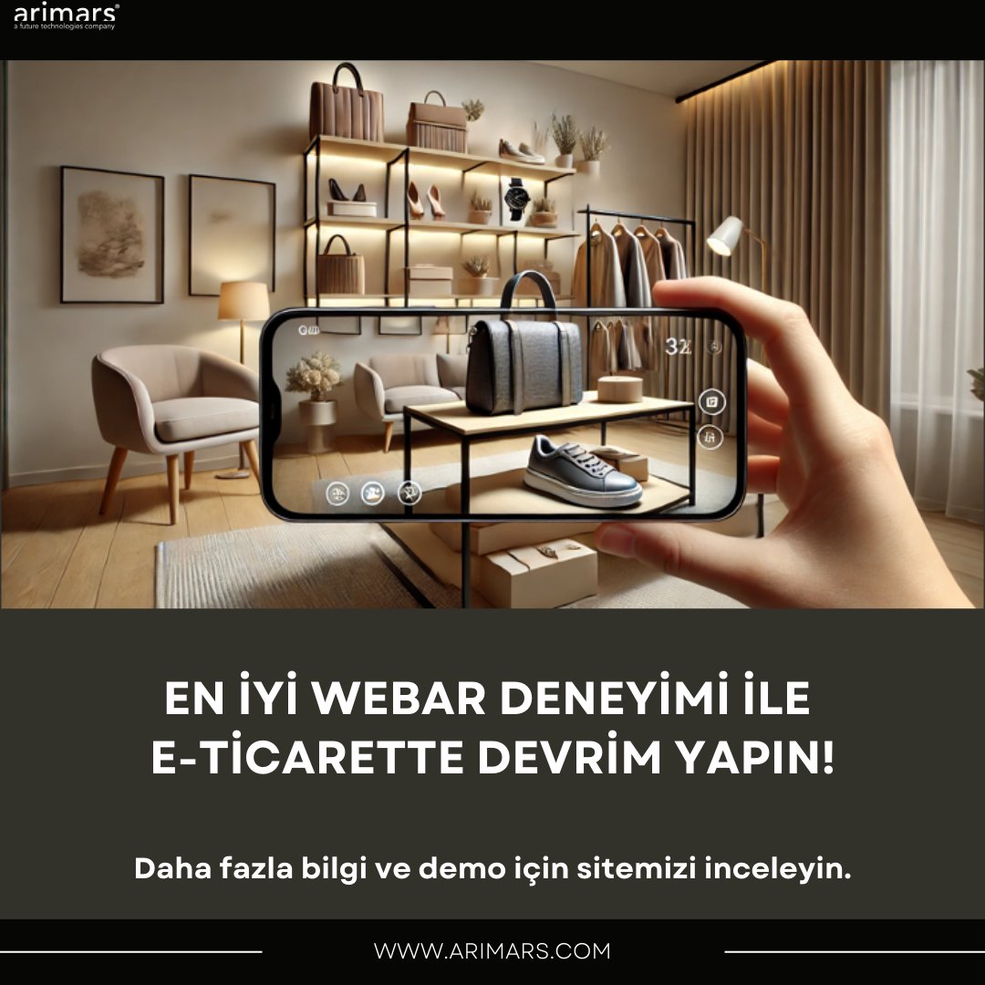 Nextar_app's tweet photo. 🚀 WebAR ile E-Ticarette Devrim!
Statik görselleri unutun. 
WebAR ile müşterileriniz ürünleri sanki ellerindeymiş gibi inceleyebilir. 💡 
🔎 Detaylı görüntüleme 
🤝 Artan marka bağlılığı 
❌ Daha az iade 
Sizce işinizi nasıl dönüştürür? 👇 

#AR #DijitalDönüşüm #Teknoloji https://t.co/IsIrydaBPk