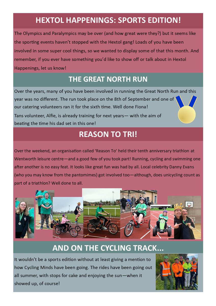 Hi all! Hope we're all adjusting to the autumn alright? Here's another great edition of Hextol Happenings, happy reading! 🍂☔️🧣