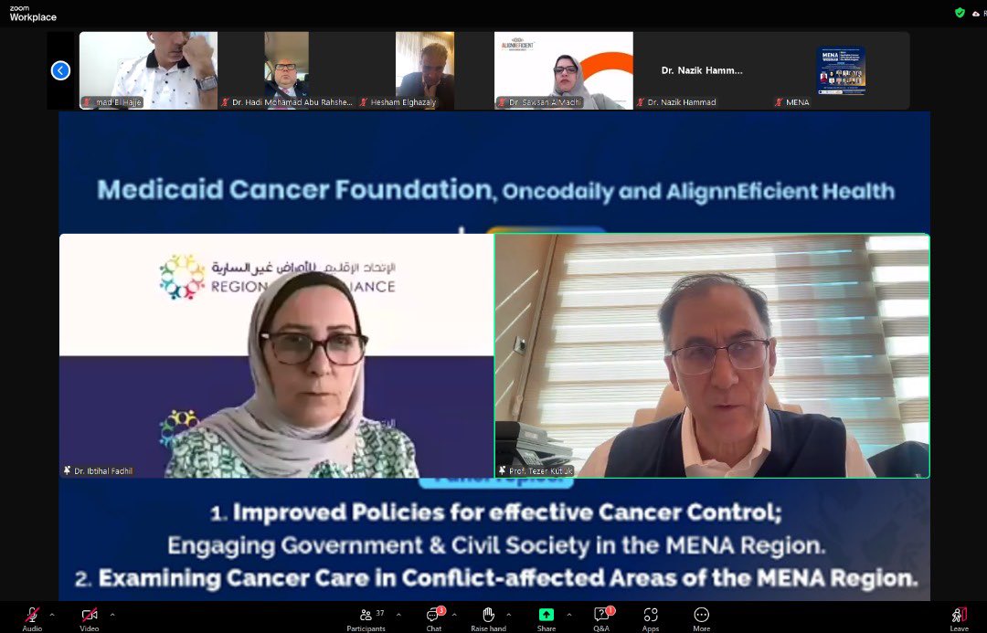 MedicaidCFPrograms (@medicaidcfp) on Twitter photo ▶️ Excerpts from Middle East & North Africa (MENA) Regional Webinar
‘It is the responsibilty of the govt, international organization, health system and even the individuals to improve on the progress of cancer patient care ’
- Prof Dr M. Tezer Kutluk (Q&A session)
<a href="/mtkutluk/">Tezer Kutluk</a> ▶️ Excerpts from Middle East & North Africa (MENA) Regional Webinar
‘It is the responsibilty of the govt, international organization, health system and even the individuals to improve on the progress of cancer patient care ’
- Prof Dr M. Tezer Kutluk (Q&A session)
<a href="/mtkutluk/">Tezer Kutluk</a>