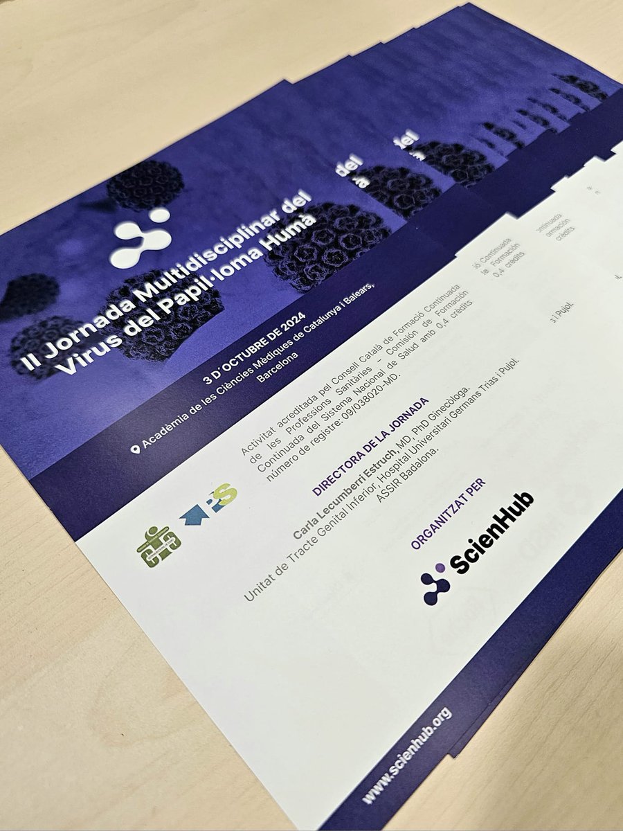 scienhub_org's tweet image. Durant la segona sessió, hem debatut sobre l'impacte del #VPH més enllà de la patologia cervical.

Les intervencions dels Drs. @BorisRevollo, Javier Corral, David Virós i Sonia Sánchez han estat claus per entendre els reptes actuals en el cribratge anal i el càncer de cap i coll.