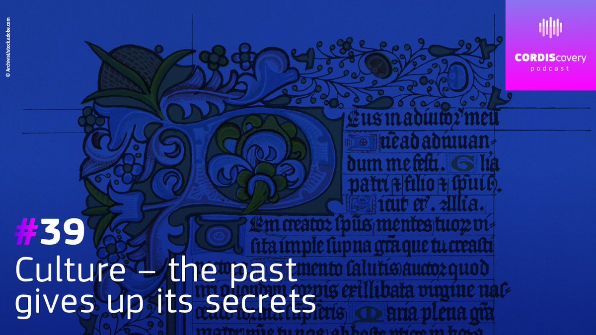 Kebra33's tweet image. 📢 Calling all history enthusiasts!

The newest episode of the #CORDIScovery podcast dives into the fascinating world of ancient artifacts, scents, and safeguard historical buildings from quakes &amp;amp; tremors! 🔍🏛️ Tune in now !
🎧 europa.eu/!r...