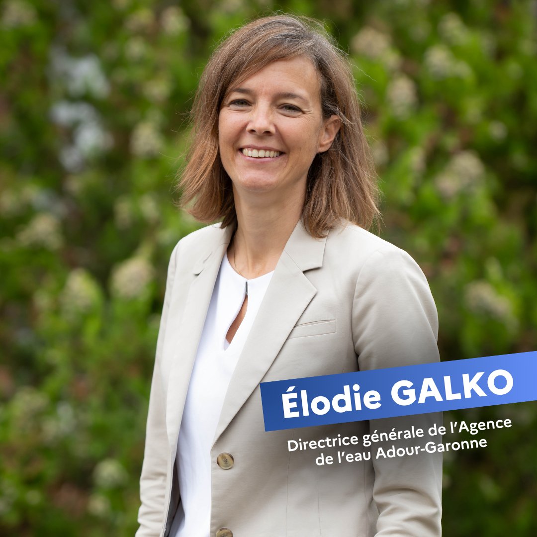 #Nomination d'Elodie Galko à la tête d'<a href="/Adour_Garonne/">Agence de l'eau Adour-Garonne</a>

<a href="/ElodieGalko/">Elodie Galko</a> a pris ses fonctions de Directrice générale ce mardi 1er octobre, à quelques jours de l’adoption du programme d’intervention 2025-2030 de l'Agence pour une gestion durable de l’eau dans le grand Sud-Ouest.