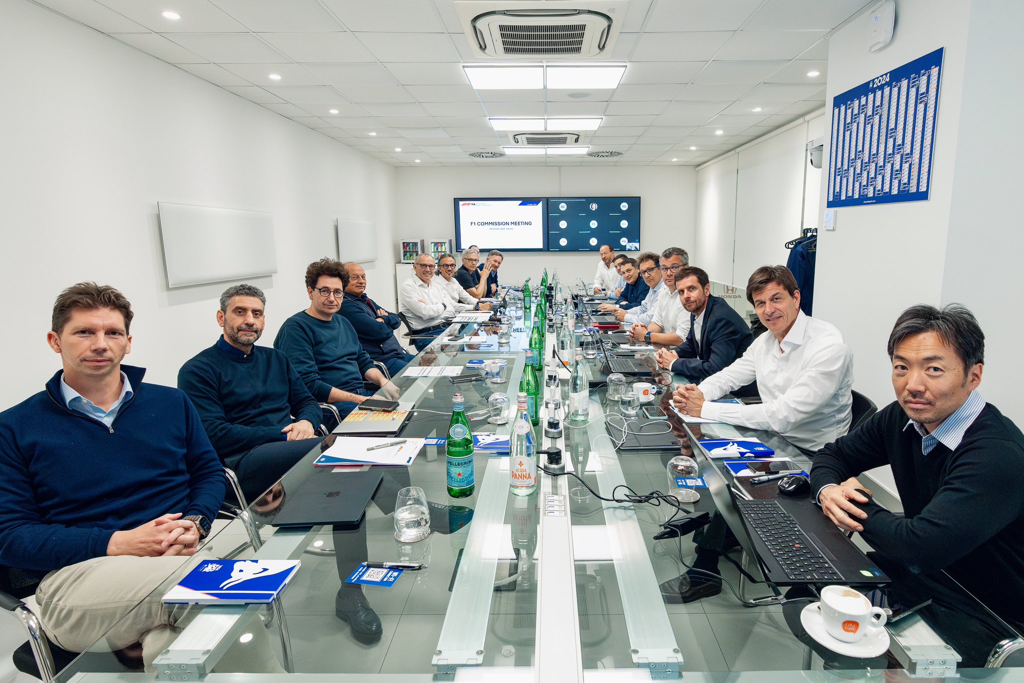 Formula 1 team bosses gather in Italy official photo goes viral on