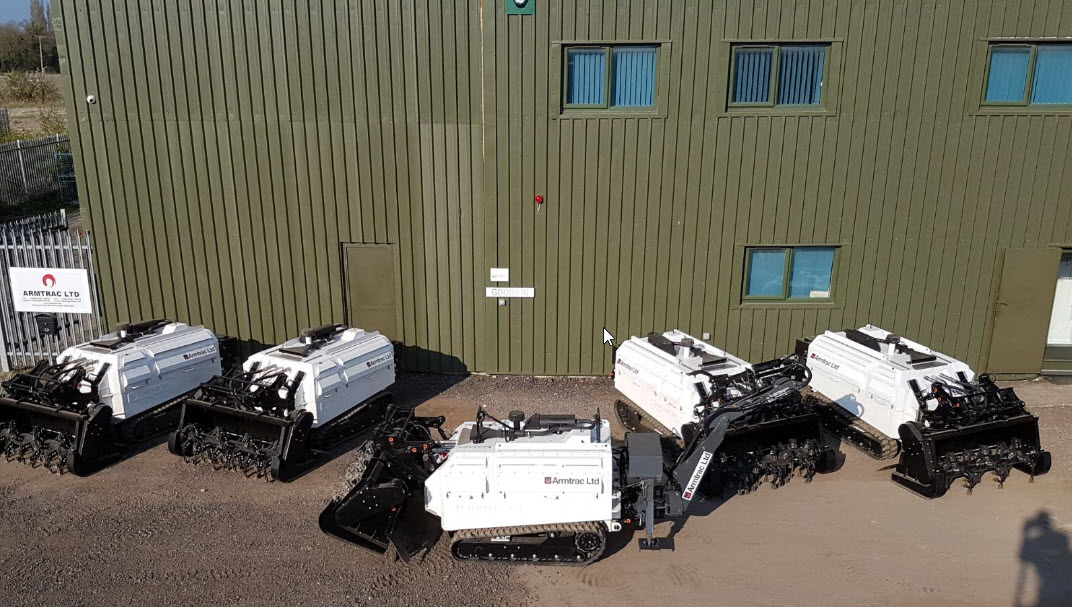 Designed &amp; manufactured in the UK 🚜

At Armtrac Ltd , our Unmanned Ground Vehicles (UGVs)  are engineered for safety, precision, and reliability. 

From demining to ammunition disposal, we’ve got it covered.

More 👉armtrac.net

🇬🇧 #UKManufacturing #UGVs #SafetyFirst