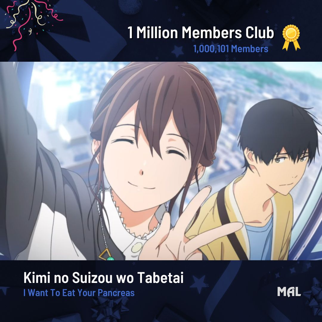 myanimelist's tweet photo. Not only do opposites attract, Sakura Yamauchi has attracted the love of over 1 million members!  ✌️

Source: https://t.co/FM4oE4WOsK https://t.co/fvsQEsjBiv